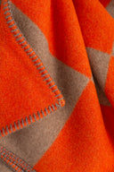 Wohndecke – Square Gebranntes Orange & Sand