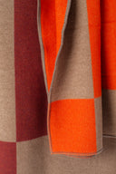 Wohndecke – Square Gebranntes Orange & Sand