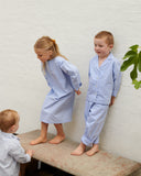 Oscar Pyjama - Vintage Streifen Blau