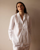Fiona Pyjamabluse - Stone Washed Weiß