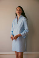 Anna Nachthemd - Vintage Blau