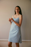 Fiona Camisole Lang - Vintage Blau