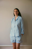 Fiona Pyjamabluse - Vintage Blau