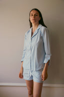Fiona Shorts – Vintage Streifen Blau