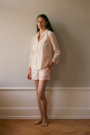 Fiona Shorts – Stone Washed Pfirsich