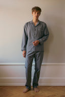 George Pyjama – Stone Washed Dunkelgrau