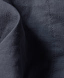 Julia Housecoat - Leinen Grau-Blau