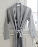Julia Housecoat - Leinen Hellgrau