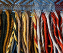 Wohndecke – Fischgrätmuster Hellbraun
