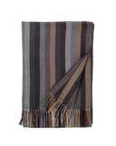 Wohndecke – Fischgrätmuster Hellbraun