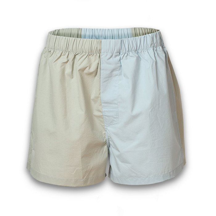 Boxershorts - Stone Washed - Weiss